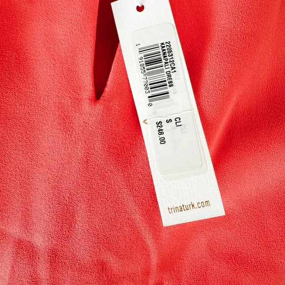 Trina Turk Kaanapali Shift Dress, Coral Lily  Small, NWT - Picture 7 of 7